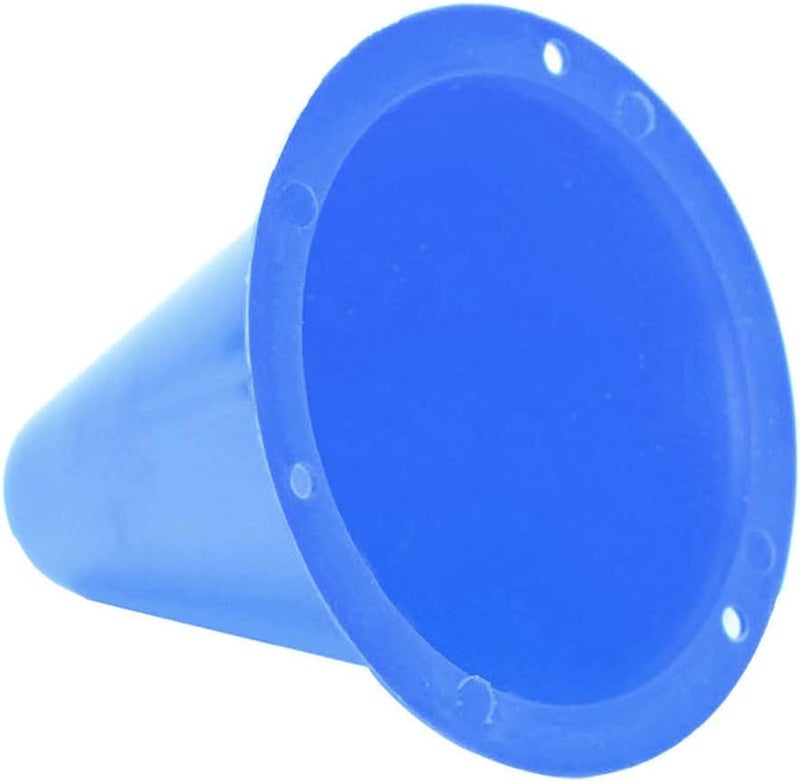 woobles Soccer Training Cone, Agility Soccer Disc Cones Barriers Plastic Marker Holder Sports Accessory (10pcs)(Blue) - Image 2
